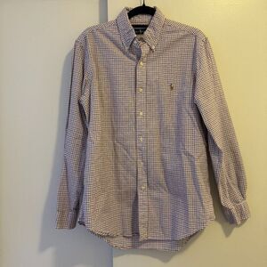 Ralph Lauren Plaid Button Down Shirt